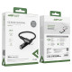 Кабель-перехiдник ACEFAST C1-05 Lightning to 3.5mm aluminum alloy headphones adapter cable Black (AFC1-05B)