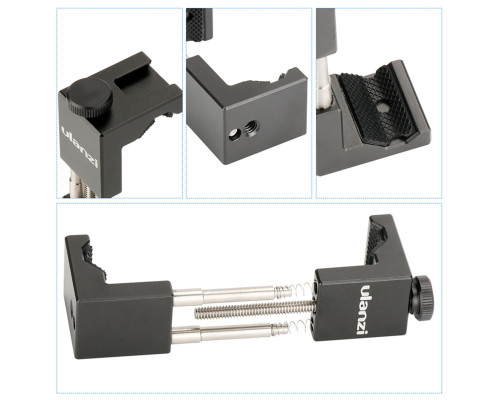 Тримач для телефону Ulanzi Vijim Iron Man II Phone Tripod Mount Black (UV-0505 ST-02) (UV-0505)