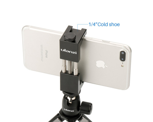 Тримач для телефону Ulanzi Vijim Iron Man II Phone Tripod Mount Black (UV-0505 ST-02) (UV-0505)