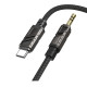 Перехідник BOROFONE BL22 Dignity digital audio conversion cable Type-C Black (6941991117763)