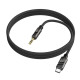 Перехідник BOROFONE BL22 Dignity digital audio conversion cable Type-C Black (6941991117763)