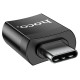 Адаптер HOCO UA17 Type-C male to USB female USB3.0 adapter Black (6931474762016)