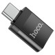 Адаптер HOCO UA17 Type-C male to USB female USB3.0 adapter Black (6931474762016)