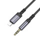 Перехідник BOROFONE BL24 Graceful digital audio conversion cable iP Metal Grey (6941991118975)