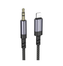 Перехідник BOROFONE BL24 Graceful digital audio conversion cable iP Metal Grey (6941991118975)