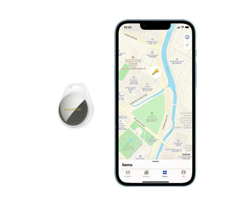 Трекер BOROFONE BC100 Ingenioso intelligent positioning anti-lost device White (6941991109867)