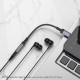 Перехідник BOROFONE BV24 Graceful digital audio converter cable iP to 3.5mm Metal Grey (6941991120398)