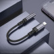 Перехідник BOROFONE BV24 Graceful digital audio converter cable iP to 3.5mm Metal Grey (6941991120398)