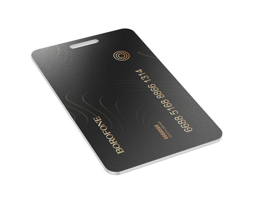 Трекер BOROFONE BC102 Search card type intelligent positioning anti-lost device Black (6941991118920)
