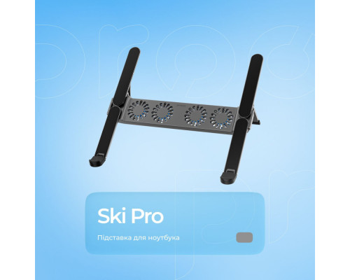 Підставка для ноутбука Proove Ski Pro silver 2003000329728 6901114614036