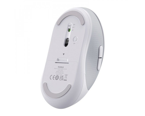 Бездротова Комп'ютерна Миша Baseus F02 Ergonomic Wireless Mouse (without Battery) white