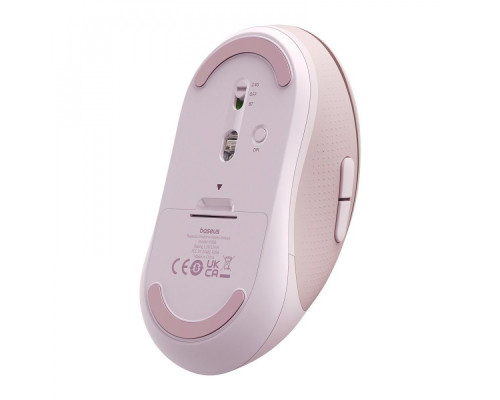 Бездротова Комп'ютерна Миша Baseus F02 Ergonomic Wireless Mouse (without Battery) pink