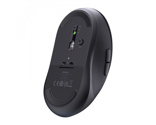 Бездротова Комп'ютерна Миша Baseus F02 Ergonomic Wireless Mouse (without Battery) black