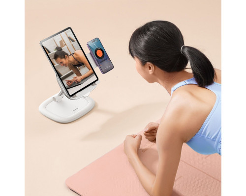 Підставка планшета/телефона Baseus Seashell Series white 2001001935719 6932172636326