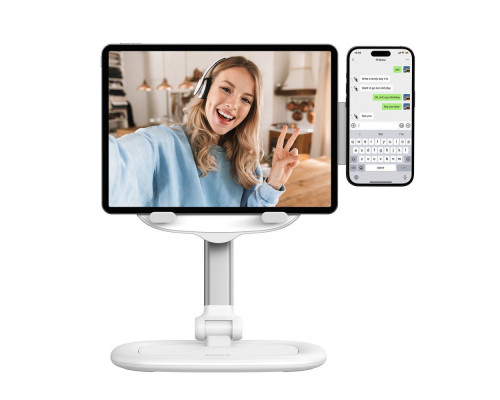 Підставка планшета/телефона Baseus Seashell Series white 2001001935719 6932172636326