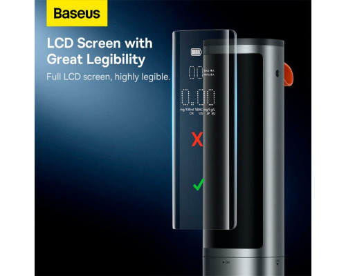 Алкотестер Baseus SafeJourney Pro Series Breathalyzer, Space Grey (CRCX060014)