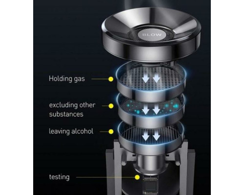 Алкотестер Baseus Digital Alcohol Tester Black (CRCX-01)