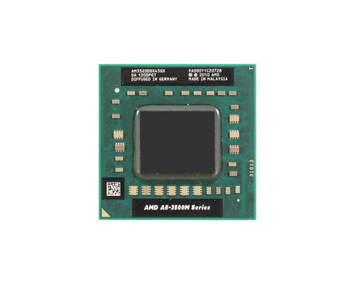 Процесор AMD A8-3500M (Liano, Quad Core, 1.5-2.4Ghz, 4Mb L2, TDP 35W, Radeon HD6620G, Socket FS1) для ноутбука (AM3500DDX43GX) NBB-45317