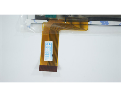 Тачскрін (сенсорне скло) для F0140 KDX (Отверстие під вебкамеру в углу) 7, зовнішній розмір 189*116 мм, робоча частина 155*87 мм, 30 pin, чорний NBB-62578