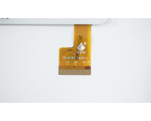 Тачскрін (сенсорне скло) для TPC0240 VER2.0, 7, зовнішній розмір 191*116 мм, робоча частина 155*87 мм, 30 pin, білий NBB-51454