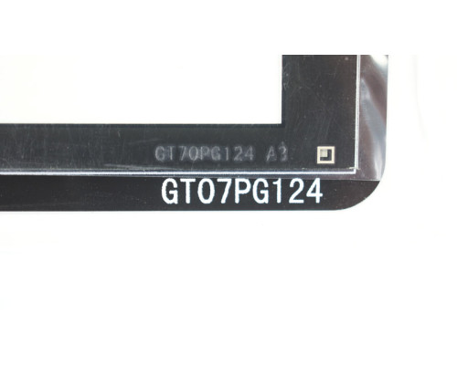 Тачскрін (сенсорне скло) GT07PG124, 7, зовнішній розмір 181*107 мм, робочий розмір 156*87 мм, 30 pin, чорний NBB-51151