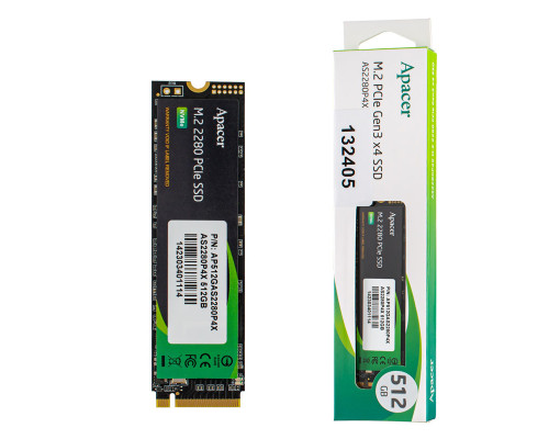 Жорсткий диск M.2 2280 SSD 512Gb Apacer Series (AP512GAS2280P4X-1) NBB-132405