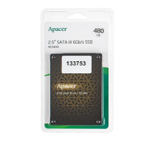 Жорсткий диск 2.5" SSD 480Gb Apacer AS340 Panther Series (AP480GAS340XC-1) NBB-133753