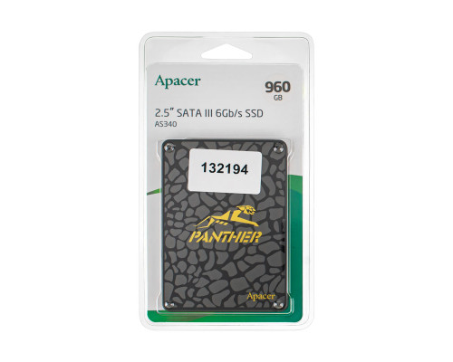 Жорсткий диск 2.5" SSD 960Gb Apacer AS340 Panther Series (AP960GAS340G-1) NBB-132194