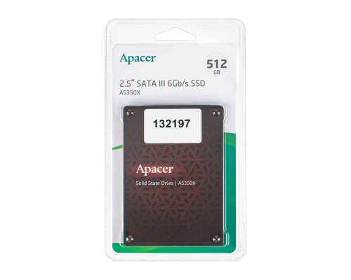Жорсткий диск 2.5" SSD 512Gb Apacer AS350X Panther Series (AP512GAS350XR-1) NBB-132197