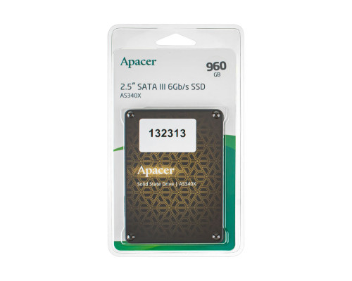 Жорсткий диск 2.5" SSD 960Gb Apacer AS340X Panther Series (AP960GAS340XC-1) NBB-132313