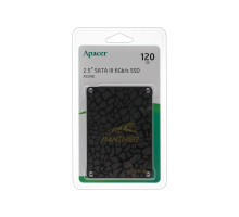 Жорсткий диск 2.5 SSD 120Gb Apacer AS340 Panther Series, AP120GAS340G-1, TLC, SATA-III 6Gb/s, зап/чит. - 500/550мб/с NBB-67077