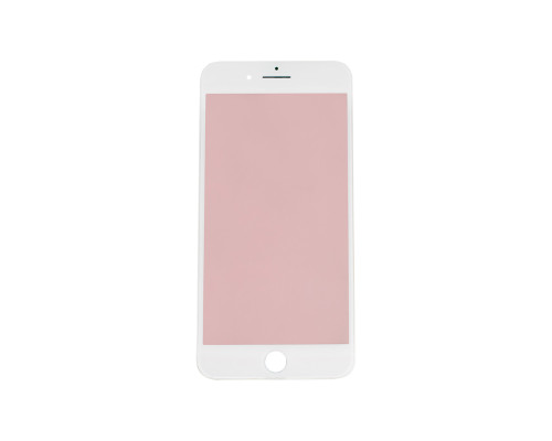 Скло корпусу з рамкою для Apple iPhone 8 Plus, white, (оригінал) NBB-81644