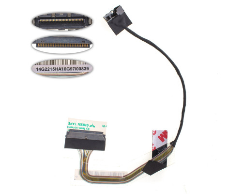 Шлейф матриці для ноутбука ASUS (EeePC: 1001, 1005, 1015, 1016 series), LED, rev.2 (14G2215HA10G) NBB-41416