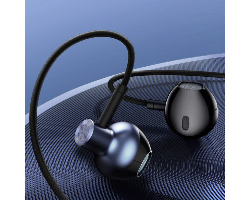 Навушники Baseus Encok H19 Wired black 2001000378524 6953156203884