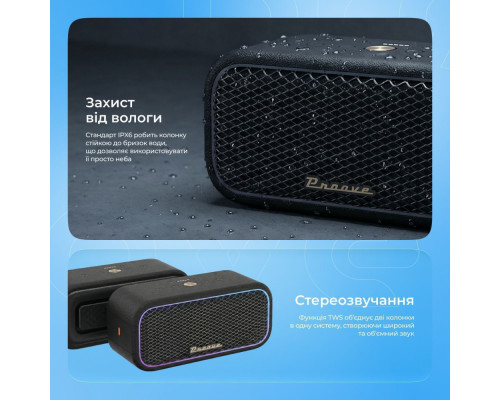 Портативна Акустика Proove Funk 40W (APP) black 2003000274493 6901115093007