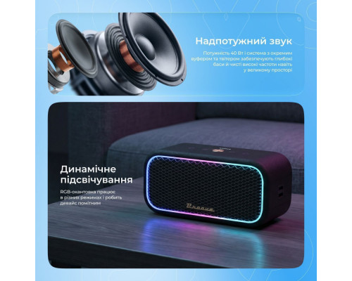 Портативна Акустика Proove Funk 40W (APP) black 2003000274493 6901115093007