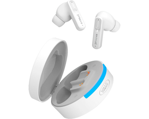 Бездротові навушники Proove Mello TWS with ANC (APP) white 2003000297010 6901113985984