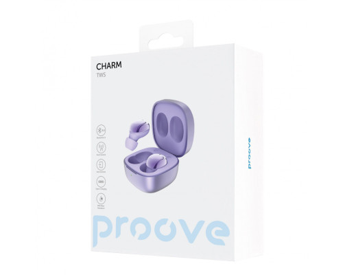 Бездротові навушники Proove Charm TWS purple 2001001256913 6900111324986
