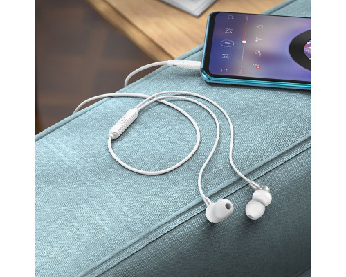 Навушники Hoco M98 Delighted metal With Microphone metal gray