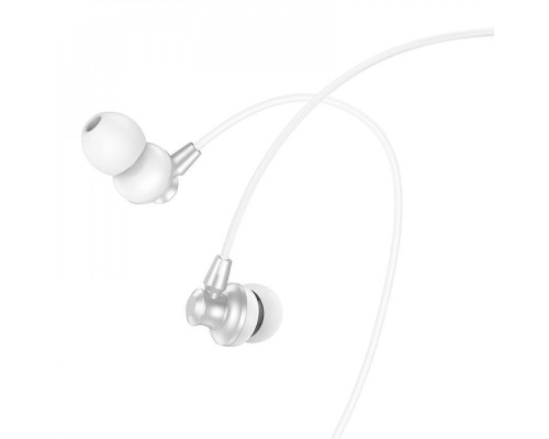 Навушники Hoco M98 Delighted metal With Microphone metal gray