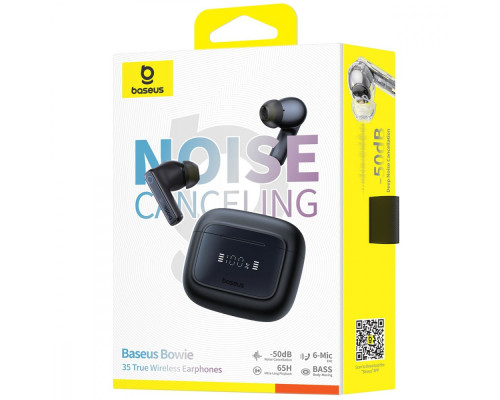 Бездротові навушники Baseus Bowie 35 TWS black 2003000229530 6932172662844