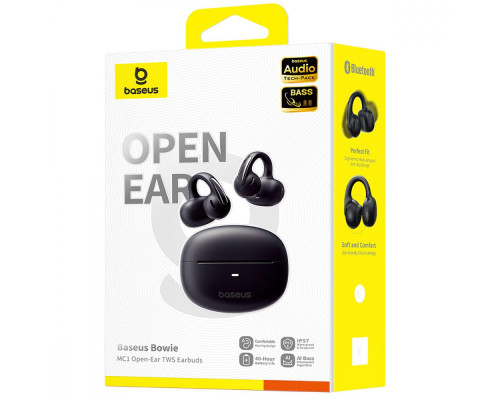 Бездротові навушники Baseus Bowie MC1 TWS black 2003000229585 6932172684358