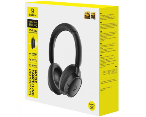 Бездротові навушники Baseus Bass BH1 NC white 2003000272598 6932172697006