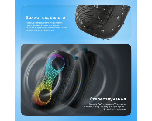 Портативна Акустика Proove SoundTrap III 30W (APP) black 2003000297041 6901116611217