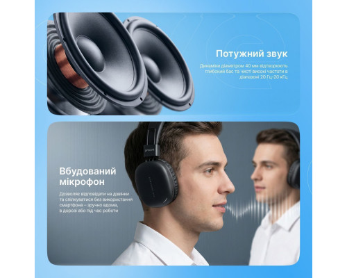Бездротові навушники Proove Symphony Neo (APP) black 2003000310214 6901116673871
