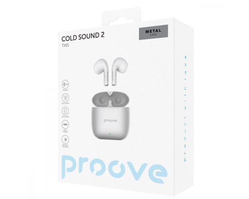 Бездротові навушники Proove Cold Sound 2 TWS gray/black 2001001869311 6901111992144