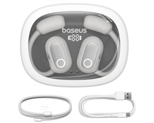 Бездротові навушники Baseus Eli Fit Open-Ear True TWS white 2003000229523 6932172659387
