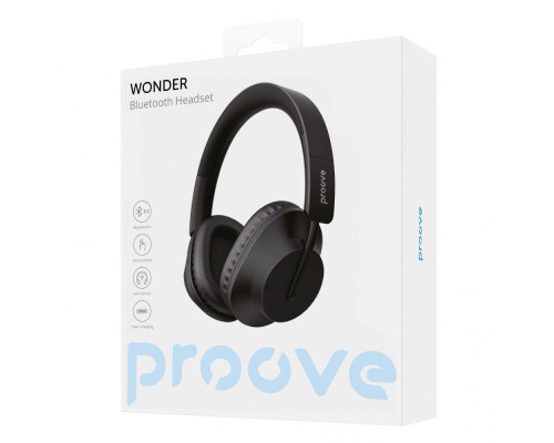 Бездротові навушники Proove Wonder black 2001001256845 6900111518156