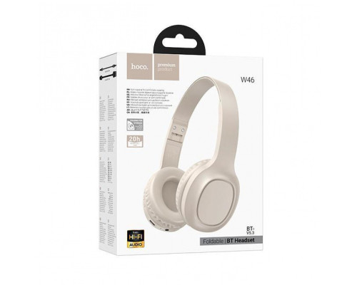 Бездротові навушники Hoco W46 Charm BT white