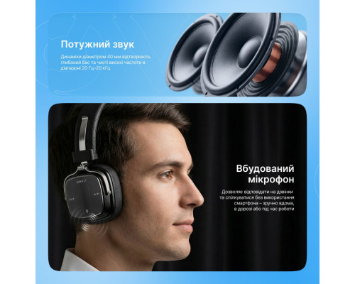 Бездротові навушники Proove 70’s Legend (APP) black/silver 2003000310924 6901112028507